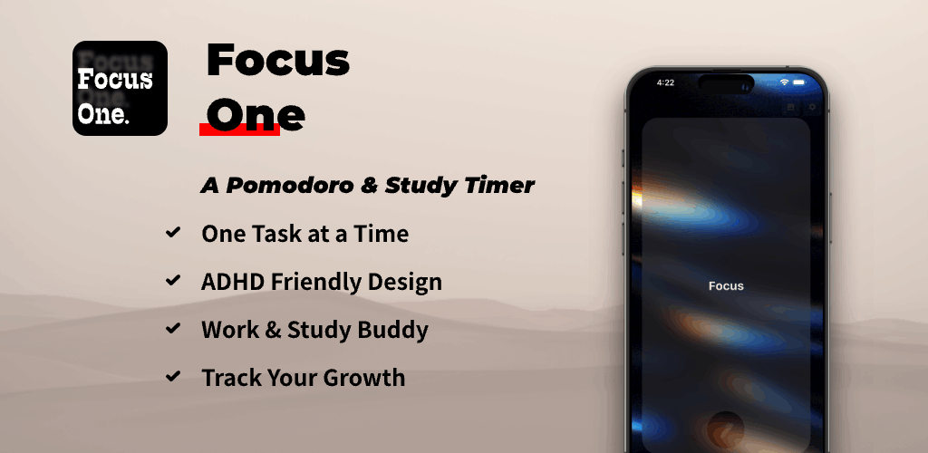 Monotask by Design — Why We Built Focus One ADHD Timer